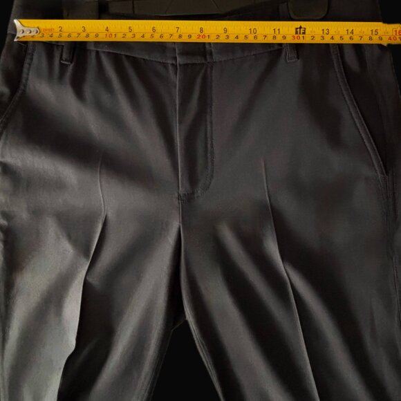 Vince Dress Pants Wms Sz 8 Lightweight Black Flat Front Straight Leg Chino EUC - Picture 9 of 14